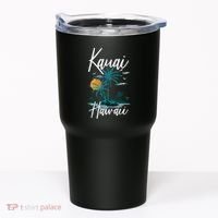 Family Vacation Retro Sunset Hawaii Kauai Tumbler thumb 0