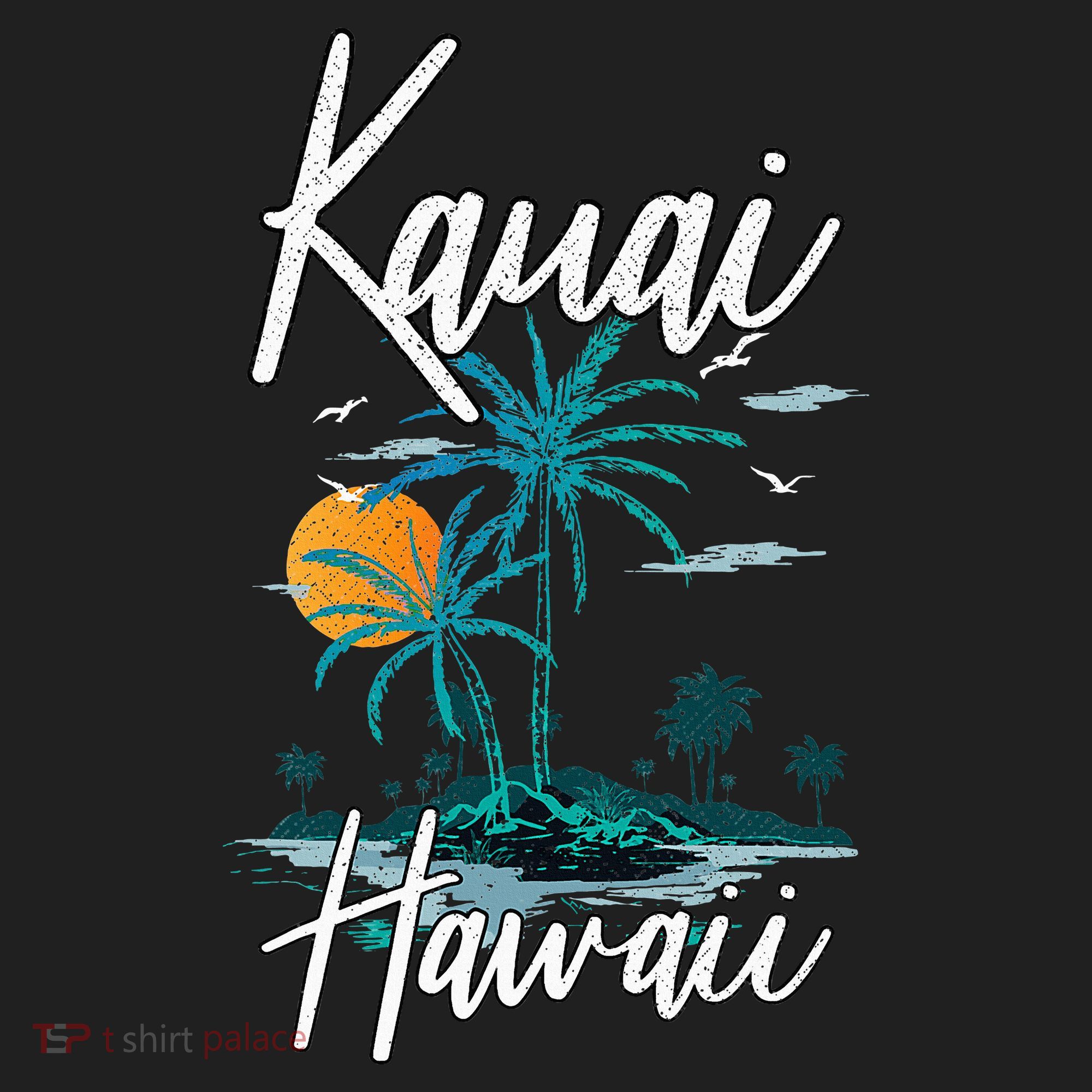 Family Vacation Retro Sunset Hawaii Kauai Tumbler