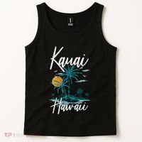 Family Vacation Retro Sunset Hawaii Kauai Tank Top thumb 2