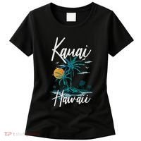 Family Vacation Retro Sunset Hawaii Kauai Women's T-Shirt thumb 0