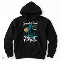 Family Vacation Retro Sunset Florida Sarasota Beach Hoodie thumb 0
