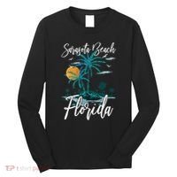 Family Vacation Retro Sunset Florida Sarasota Beach Long Sleeve Shirt thumb 0