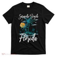Family Vacation Retro Sunset Florida Sarasota Beach T-Shirt thumb 0
