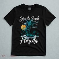 Family Vacation Retro Sunset Florida Sarasota Beach T-Shirt thumb 5