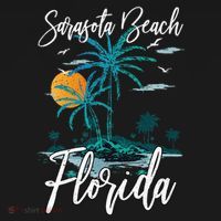 Family Vacation Retro Sunset Florida Sarasota Beach Women's Hoodie thumb 2