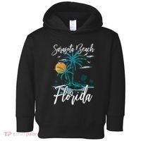 Family Vacation Retro Sunset Florida Sarasota Beach Toddler Hoodie thumb 0