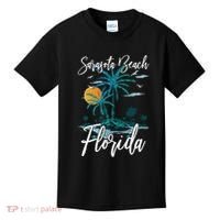 Family Vacation Retro Sunset Florida Sarasota Beach Kids T-Shirt thumb 0