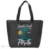Family Vacation Retro Sunset Florida Sarasota Beach Tote Bag thumb 0