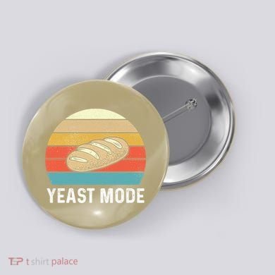 Funny Vintage Retro Yeast Mode Bread Baking Gift For Bakers Bakery Sourdough Gif Button