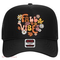 Fall Vibes Retro Groovy Fall Season Retro Leopard Autumn Hat thumb 0