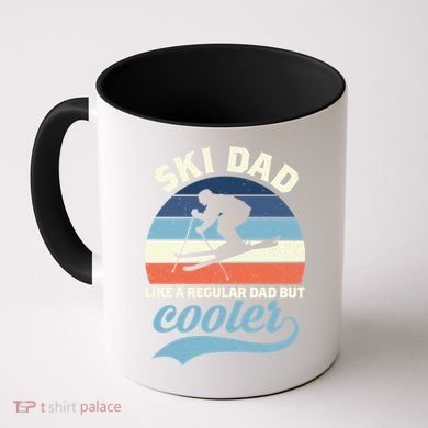 Funny Vintage Ski Dad Skiing Gift Skiing Dad Retro Funny Gift Coffee Mug
