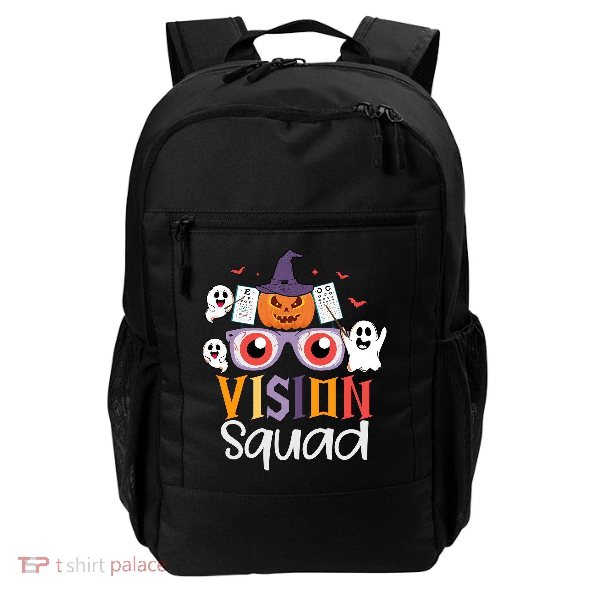 Funny Vision Squad Optometry Doctor Halloween Funny Gift Backpack