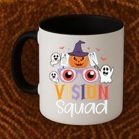 Funny Vision Squad Optometry Doctor Halloween Funny Gift Coffee Mug thumb 2