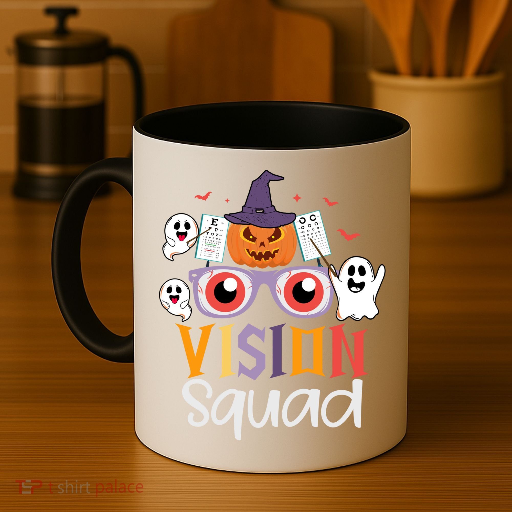 Funny Vision Squad Optometry Doctor Halloween Funny Gift Coffee Mug