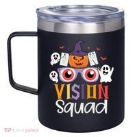 Funny Vision Squad Optometry Doctor Halloween Funny Gift 12oz Stainless Steel Coffee Mug thumb 2