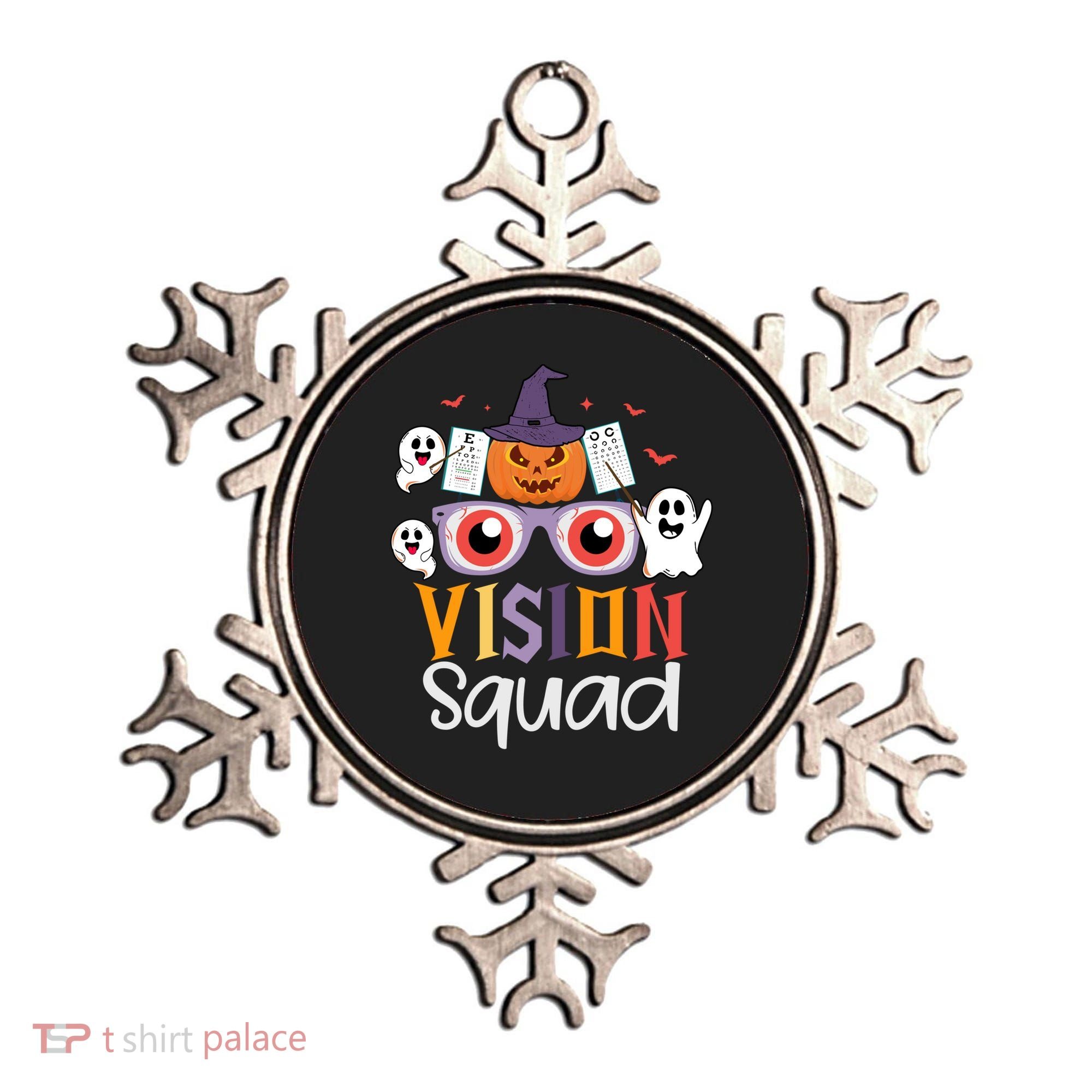 Funny Vision Squad Optometry Doctor Halloween Funny Gift Ornament