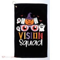 Funny Vision Squad Optometry Doctor Halloween Funny Gift Golf Towel thumb 0