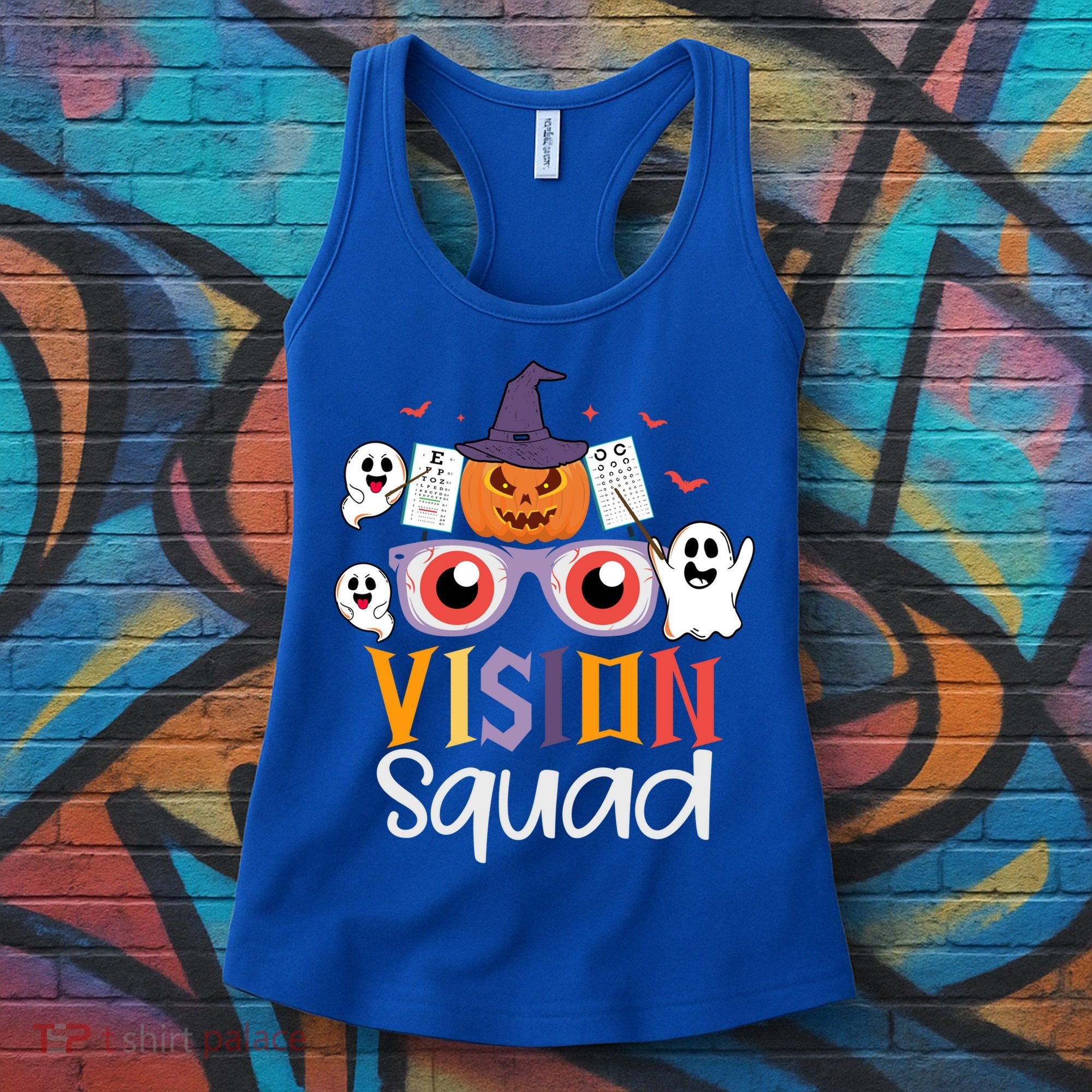 Funny Vision Squad Optometry Doctor Halloween Funny Gift Women's Tank Top