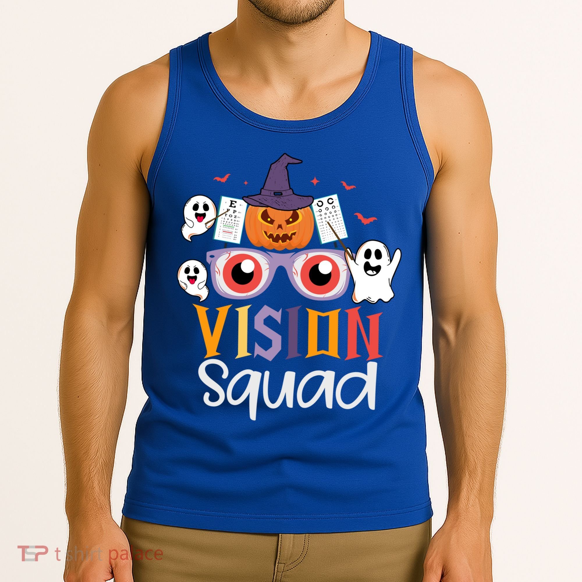 Funny Vision Squad Optometry Doctor Halloween Funny Gift Tank Top