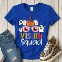 Funny Vision Squad Optometry Doctor Halloween Funny Gift Women's T-Shirt thumb 3