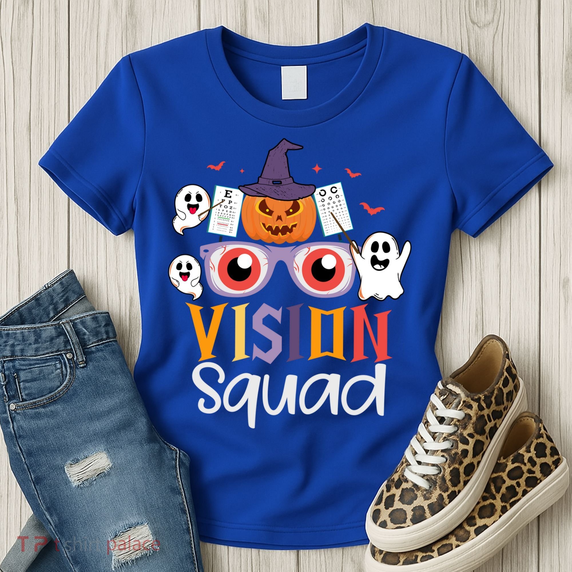 Funny Vision Squad Optometry Doctor Halloween Funny Gift Women's T-Shirt
