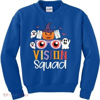 Funny Vision Squad Optometry Doctor Halloween Funny Gift Kids Sweatshirt