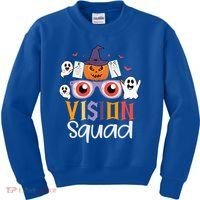 Funny Vision Squad Optometry Doctor Halloween Funny Gift Kids Sweatshirt thumb 0