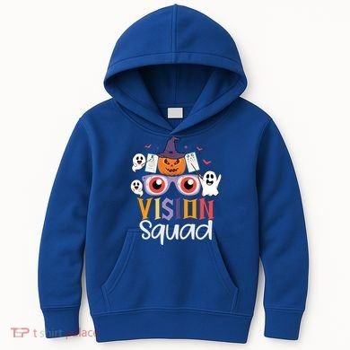 Funny Vision Squad Optometry Doctor Halloween Funny Gift Kids Hoodie
