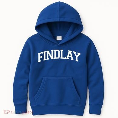 Findlay Varsity Style Logo Kids Hoodie