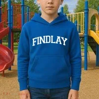 Findlay Varsity Style Logo Kids Hoodie thumb 2