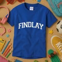 Findlay Varsity Style Logo Kids T-Shirt thumb 3
