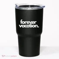 Forever Vacation Summer Break Tumbler thumb 0