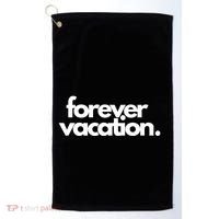 Forever Vacation Summer Break Golf Towel thumb 0
