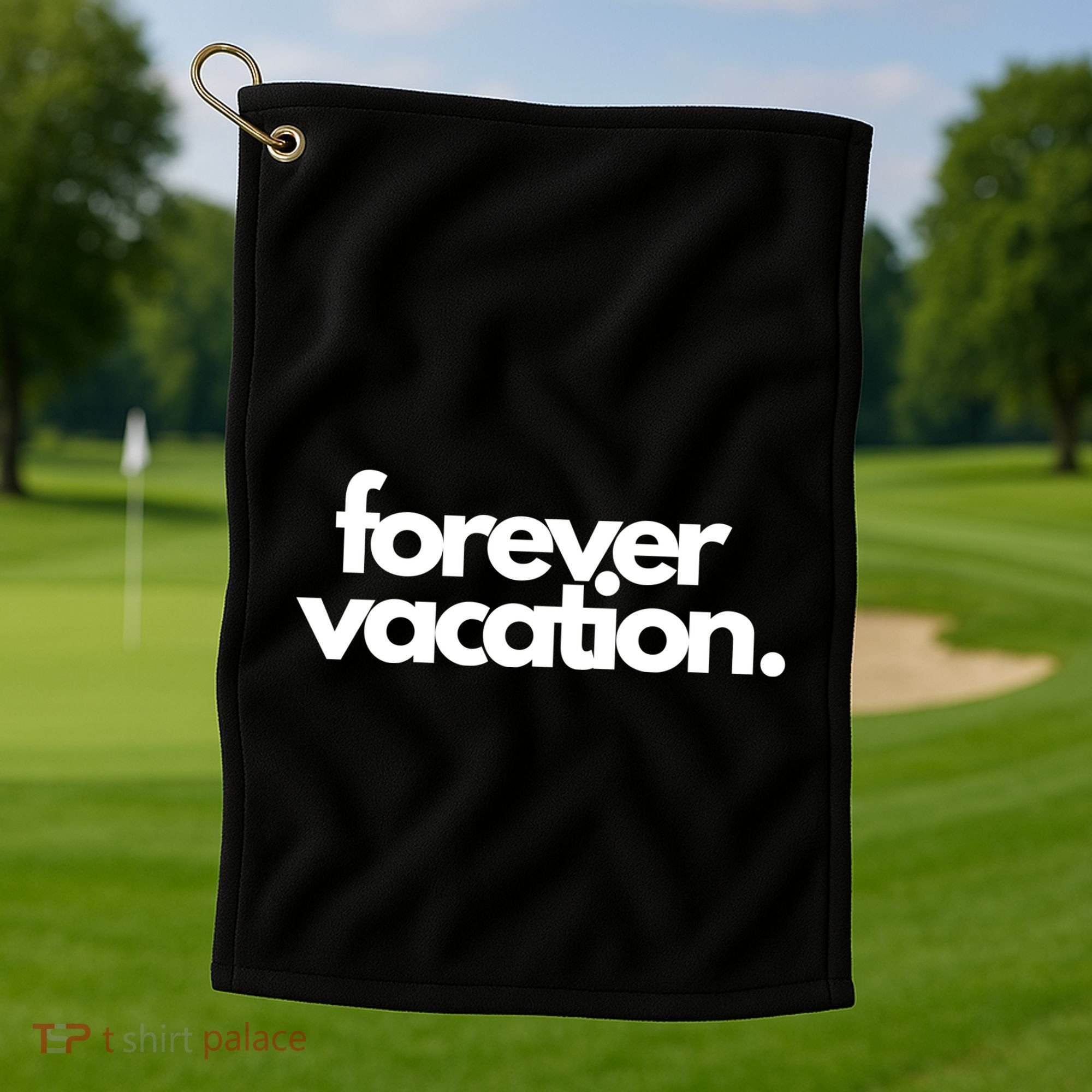 Forever Vacation Summer Break Golf Towel