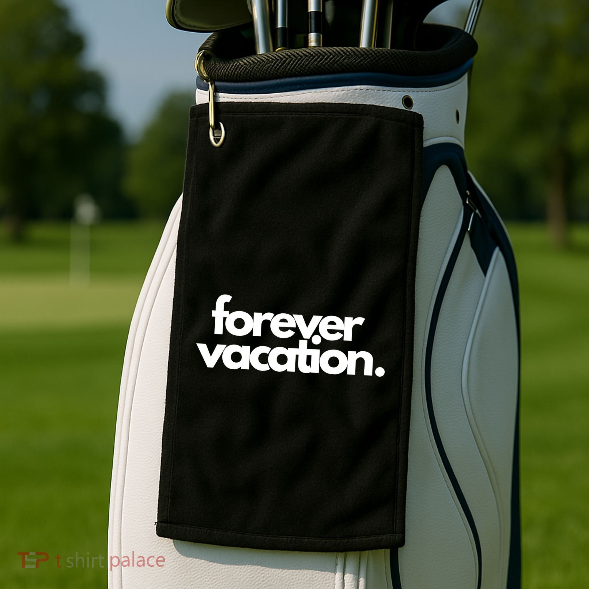Forever Vacation Summer Break Golf Towel