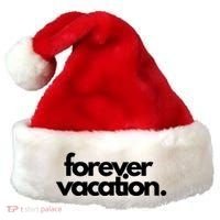 Forever Vacation Summer Break Santa Hat thumb 0