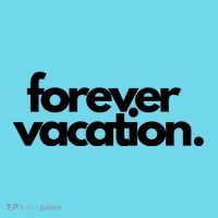 Forever Vacation Summer Break Button thumb 1