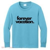 Forever Vacation Summer Break Kids Long Sleeve Shirt thumb 0