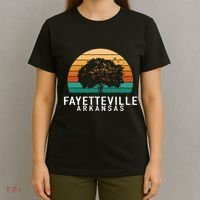 Fayetteville Vintage Sunset Arkansas Souvenir T-Shirt thumb 4