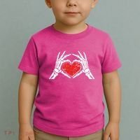 Funny Valentine Skeleton Bone Hands Heart Toddler T-Shirt thumb 2