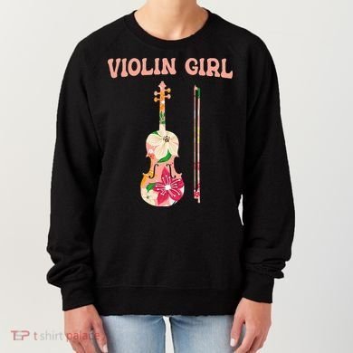 Funny Violin Stringed Musical Instrument Violin  Women's Sweatshirt