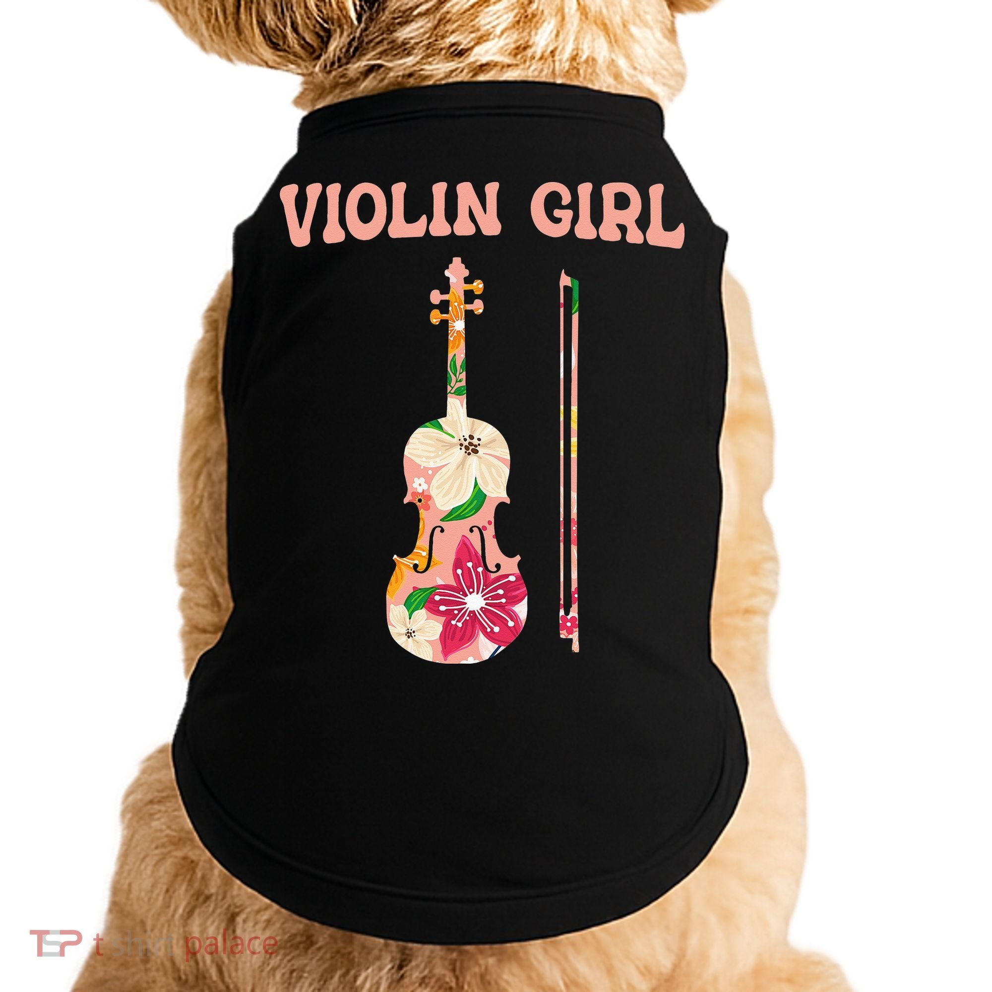 Funny Violin Stringed Musical Instrument Violin  Doggie Tank