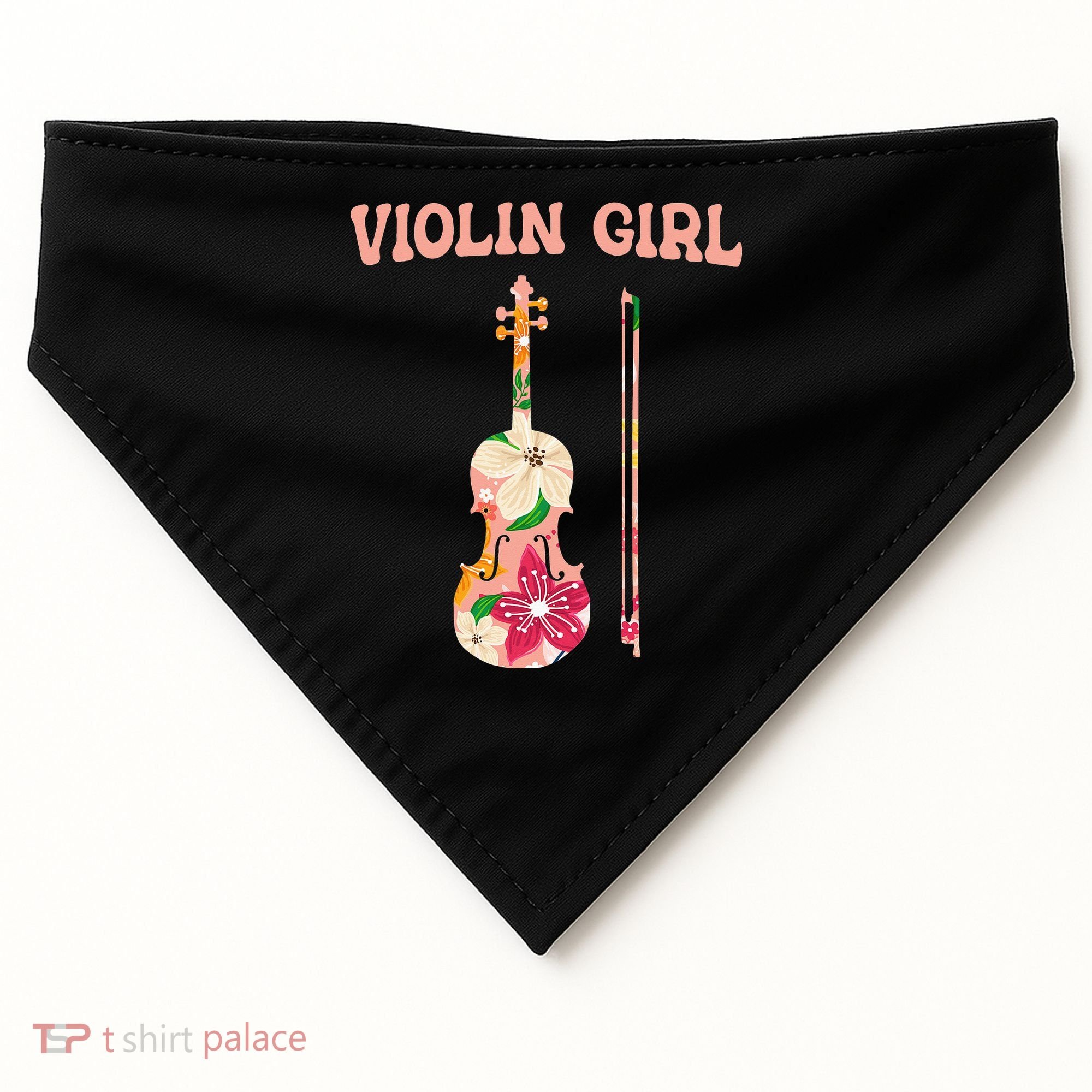 Funny Violin Stringed Musical Instrument Violin  USA-Made Doggie Bandana