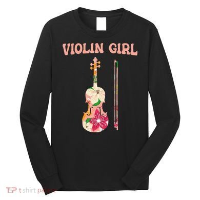 Funny Violin Stringed Musical Instrument Violin  Long Sleeve Shirt