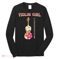Funny Violin Stringed Musical Instrument Violin  Long Sleeve Shirt thumb 0