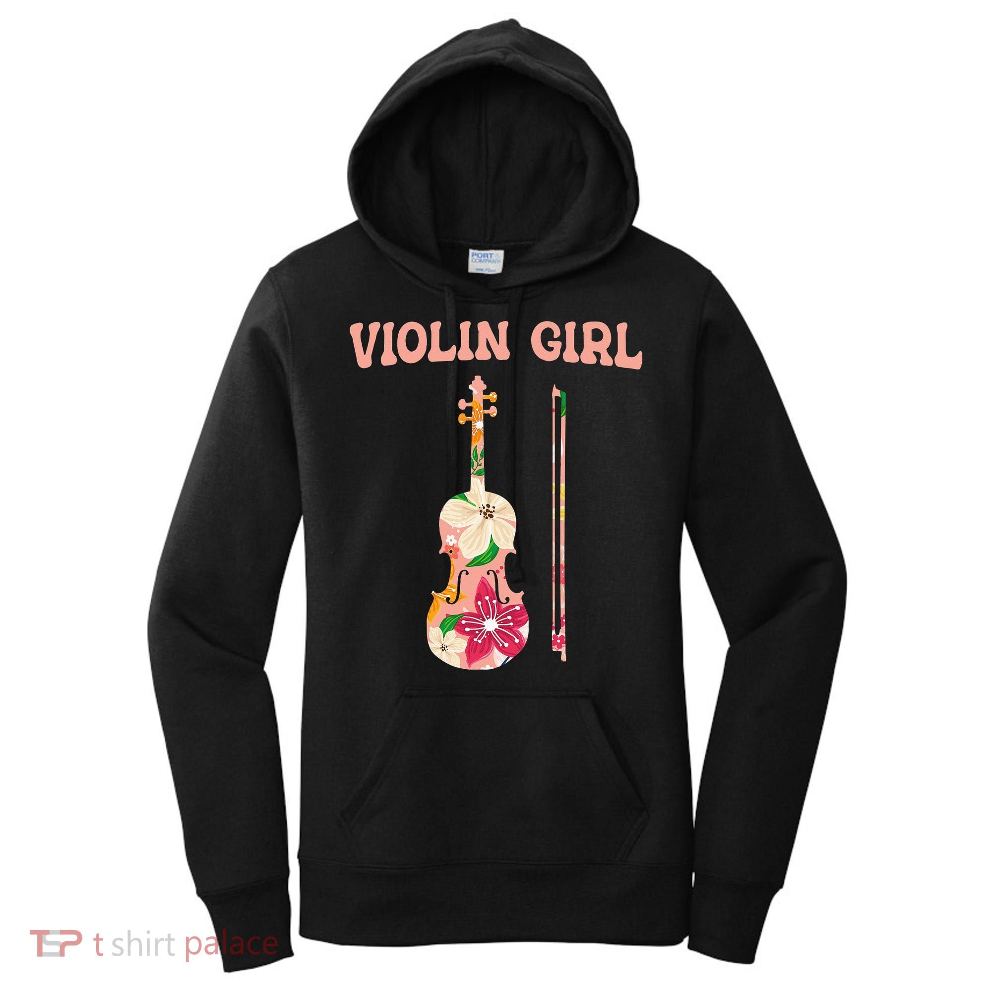 Funny Violin Stringed Musical Instrument Violin  Women's Hoodie