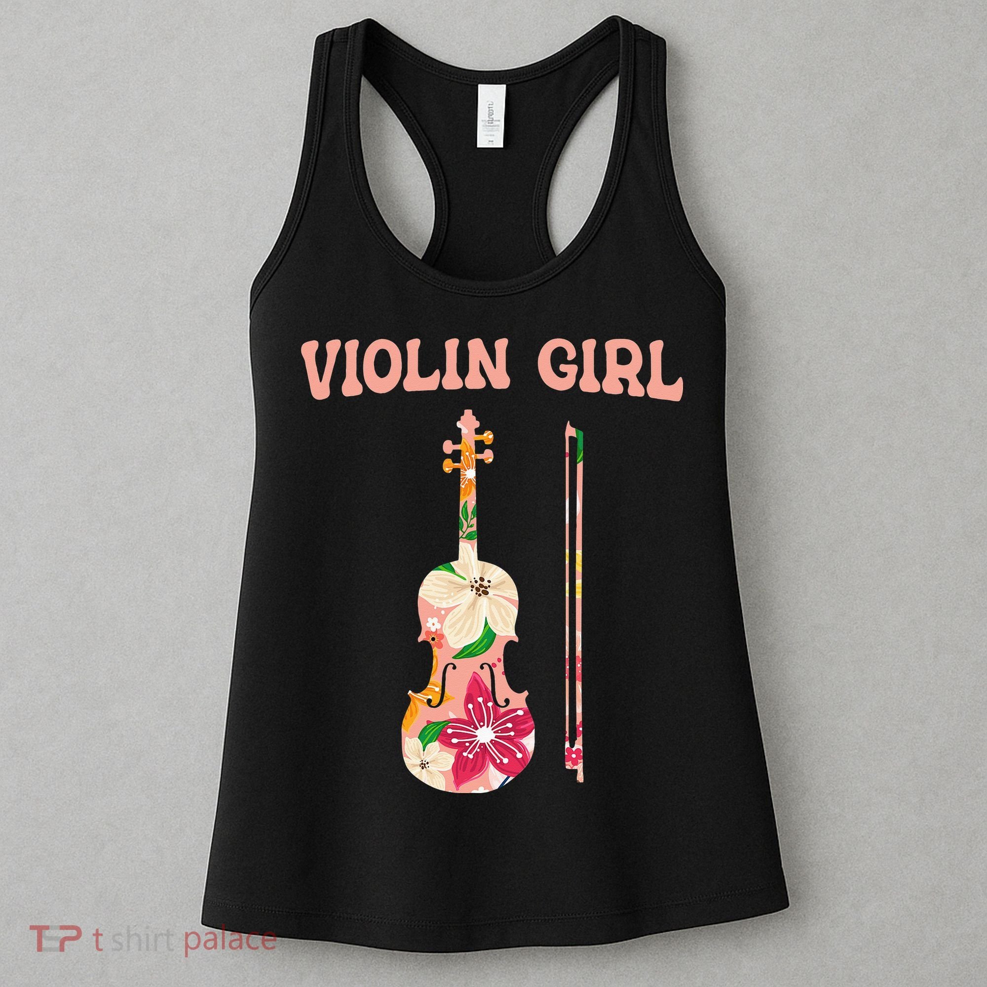 Funny Violin Stringed Musical Instrument Violin  Women's Tank Top