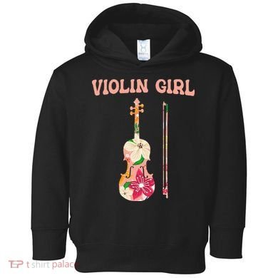 Funny Violin Stringed Musical Instrument Violin  Toddler Hoodie