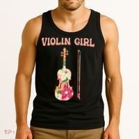 Funny Violin Stringed Musical Instrument Violin  Tank Top thumb 3
