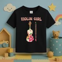 Funny Violin Stringed Musical Instrument Violin  Toddler T-Shirt thumb 3